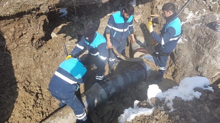 Dondurucu soğukta i&ccedil;me suyu onarımı