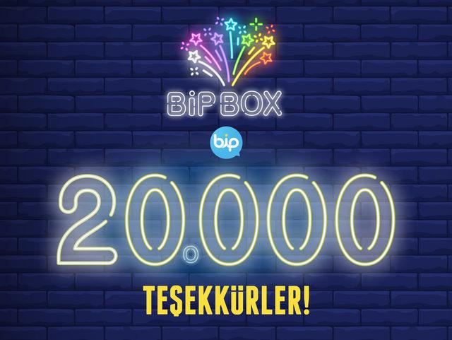 BiPBOX 20 bin takipçiyi aştı