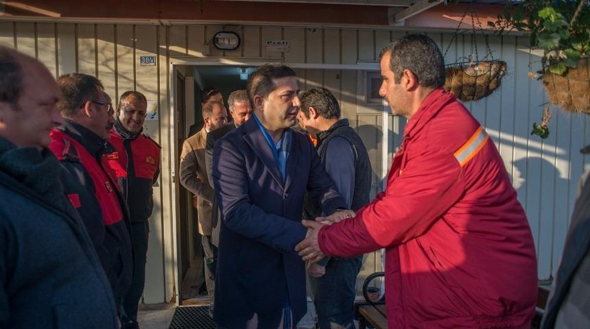 &Ouml;mer G&uuml;nel kademe amirliği personeliyle kahvaltı yaptı