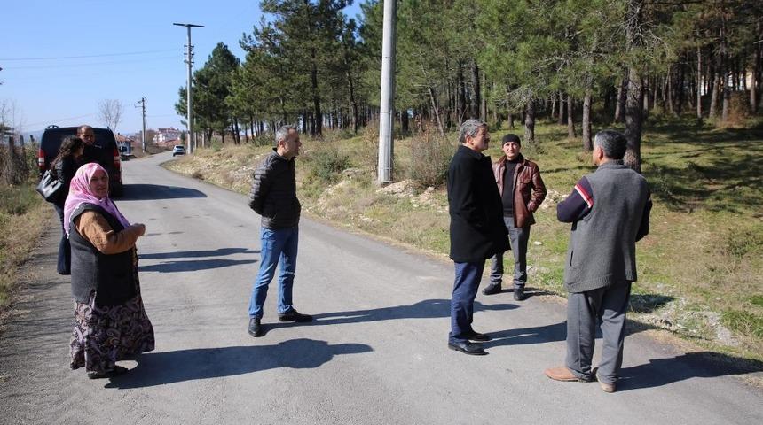 Başkan Akın K&ouml;ypark proje alanını inceledi