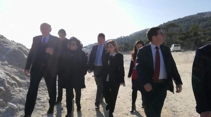 Demir ve G&ouml;kcan maden kazası b&ouml;lgesinde