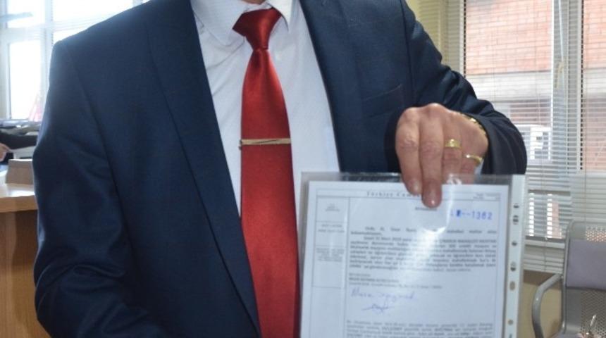 Noter onaylı muhtar adayı