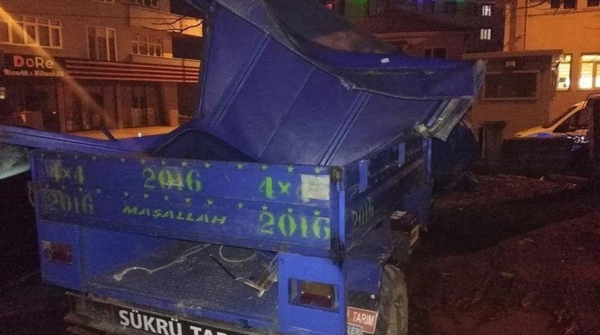 Çalıntı patpat 1 hafta sonra ormanlık alanda bulundu