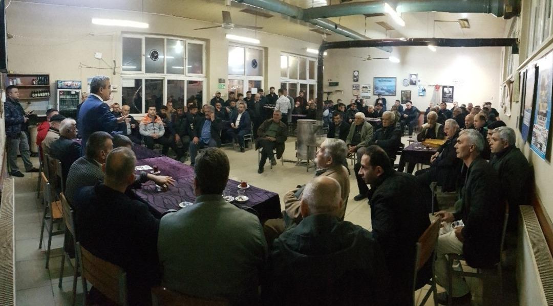 Haluk Alıcık, Bereketli ve Hamzallı mahallelerinde &ccedil;i&ccedil;eklerle karşılandı