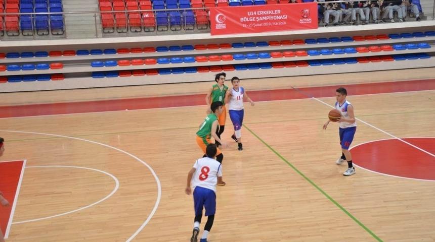 U14 Erkekler B&ouml;lge Şampiyonası Karab&uuml;k&rsquo;te başladı