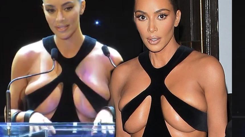 Kim Kardashian'ı &ccedil;ileden &ccedil;ıkaran elbise! ''Yıllarca &uuml;st&uuml;m&uuml;zden k&acirc;r ettiler''