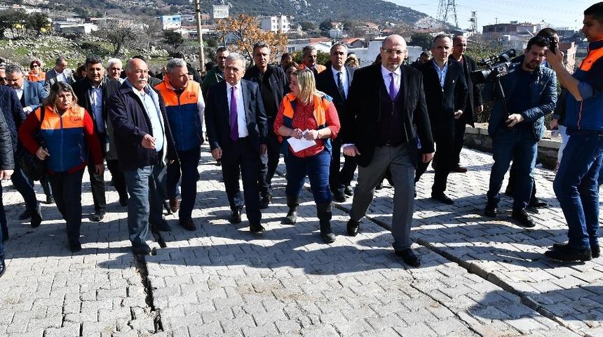 Başkan Kocaoğlu, Eğridere&rsquo;de y&uuml;reklere su serpti