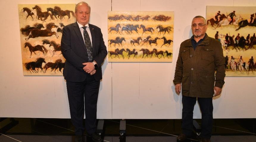 ASO&rsquo;da Durmuş Ali Ak&ccedil;a Resim Sergisi