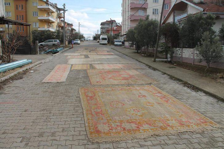 Üzerinden araba geçen halıların değeri artıyor  G3