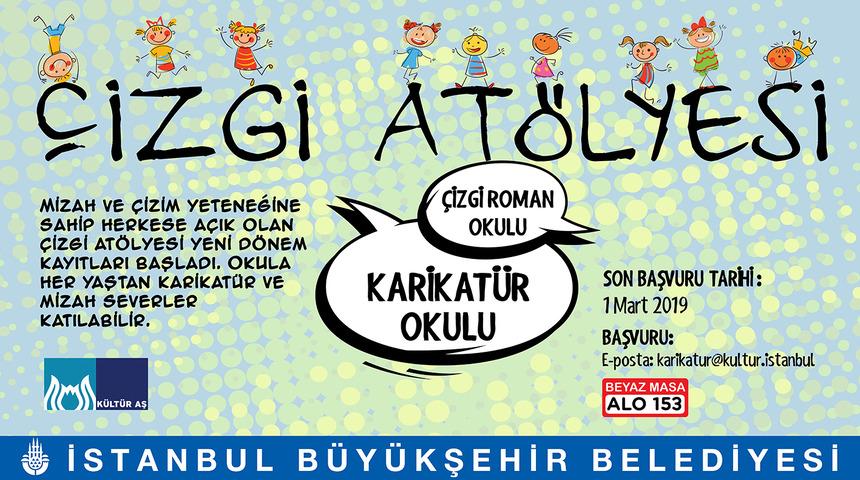 İBB Çizgi Atölyesi’nde yeni dönem kayıtları başladı