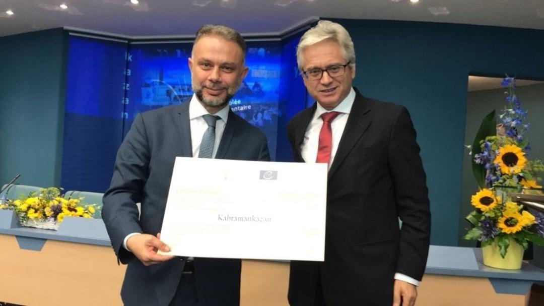 Kahramankazan &uuml;&ccedil;&uuml;nc&uuml; kez &ldquo;12 Yıldız Şehri&rdquo; &ouml;d&uuml;l&uuml;n&uuml; kazandı