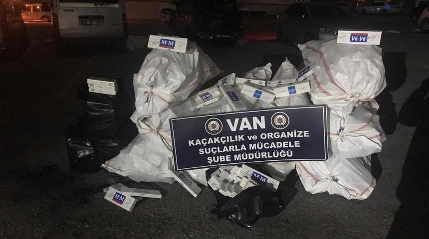 Van&rsquo;da ka&ccedil;ak sigara operasyonu