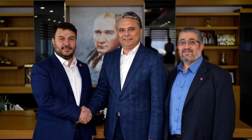 Başkan Uysal SP adayını kabul etti