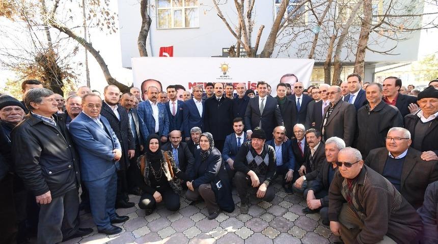 Başkan Altay ve İl Başkanı Angı, H&uuml;y&uuml;k ve Derebucak&rsquo;ta