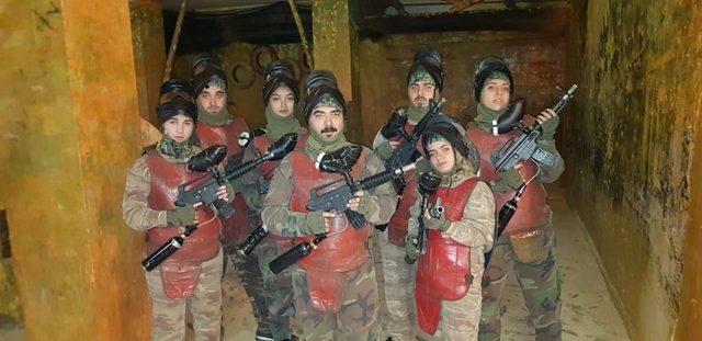 EBYÜ Diş Hekimliği Fakültesi öğrencileri paintball oynadı