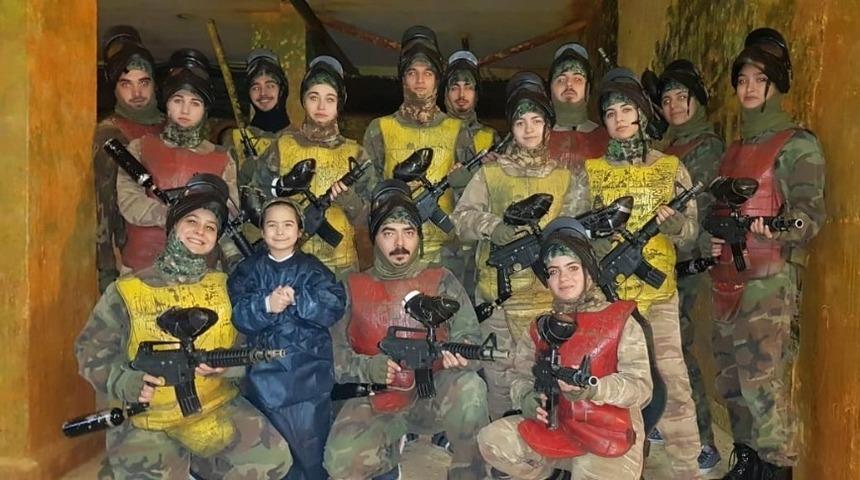EBYÜ Diş Hekimliği Fakültesi öğrencileri paintball oynadı