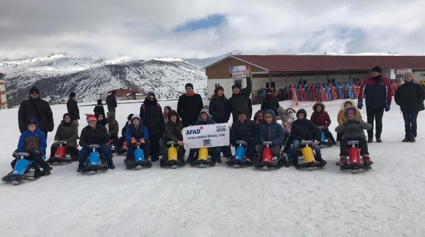 AFAD&rsquo;tan işitme engellilere y&ouml;nelik kış gezisi