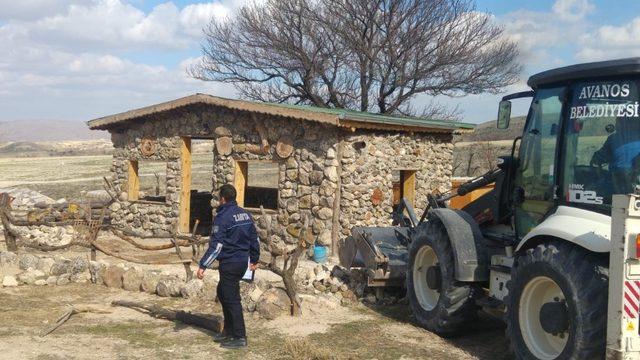 Kapadokya’da yıkımlar devam ediyor