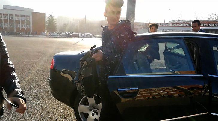 Belediye Başkanı'nın makam aracıyla okula gittiler! G1