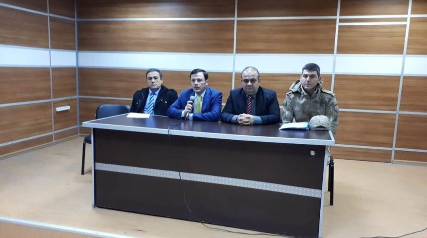 Gerger&rsquo;de se&ccedil;im g&uuml;venliği toplantısı