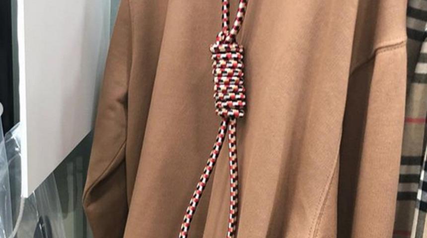 Burberry 'intihar &ccedil;ağrışımlı' tasarım i&ccedil;in &ouml;z&uuml;r diledi