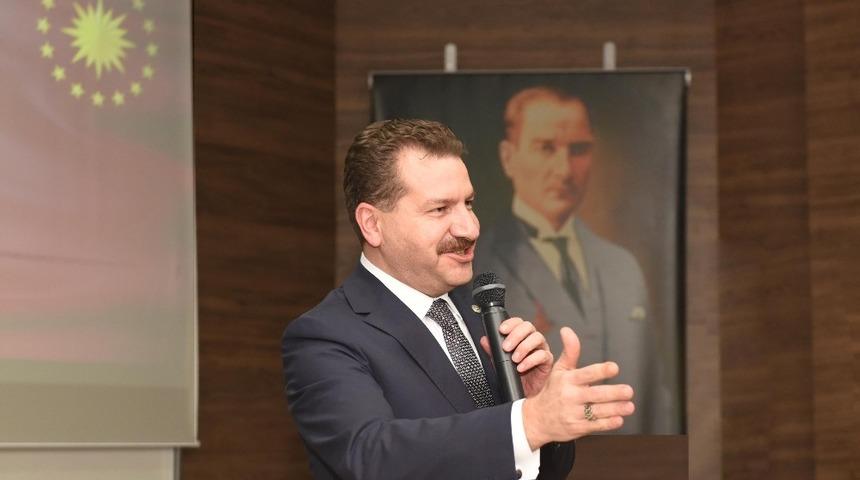 Cumhur İttifakı AK Parti Balıkesir B&uuml;y&uuml;kşehir Belediye Başkan Adayı Y&uuml;cel Yılmaz: