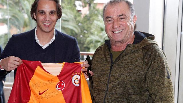 Nuno Gomes Fatih Terim'i ziyaret etti