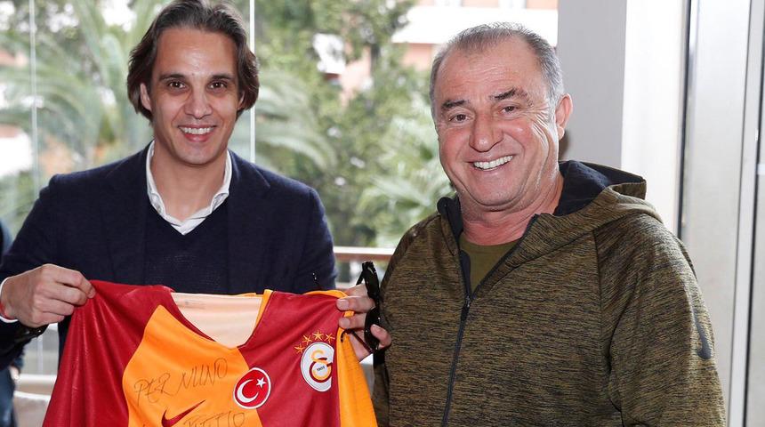 Nuno Gomes Fatih Terim'i ziyaret etti