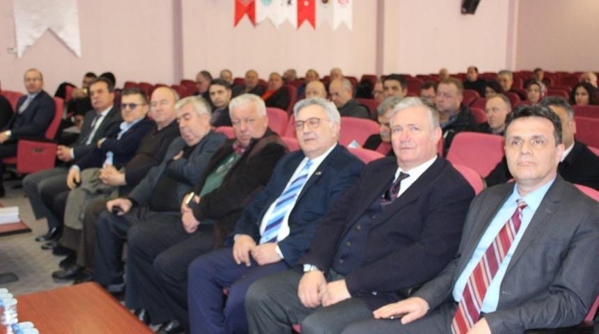 Bandırmalı &ccedil;ift&ccedil;iler tarım panelinde bir araya geldi