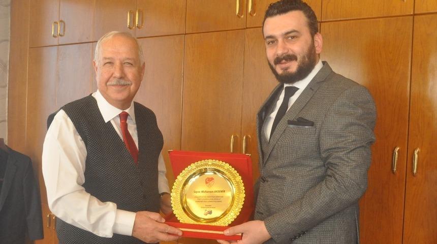 Hakem ve G&ouml;zlemcilerden Başkan Akdemir&rsquo;e ziyaret