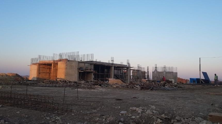 Merkez 8 derslikli anaokulu inşaatı hızla devam ediyor