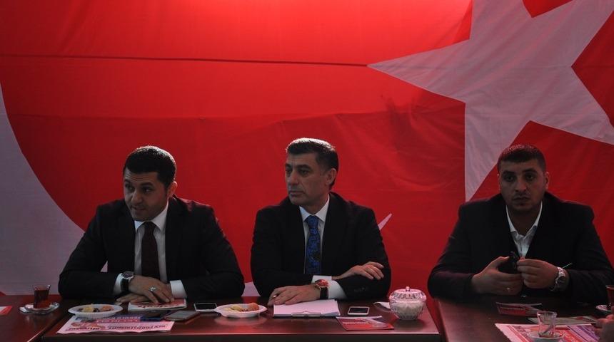 Cumhur İttifakı&rsquo;nın başkan adayı &Ccedil;etin Nazik, basınla buluştu