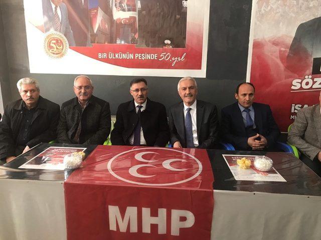 AK Parti’den MHP seçim bürosuna ziyaret