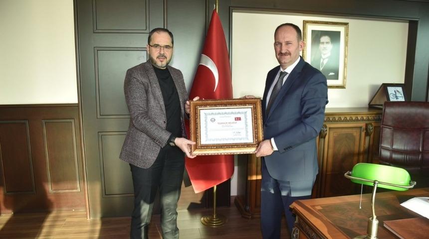 Başkan Ayaz ve Kaymakam Kantay bir araya geldi