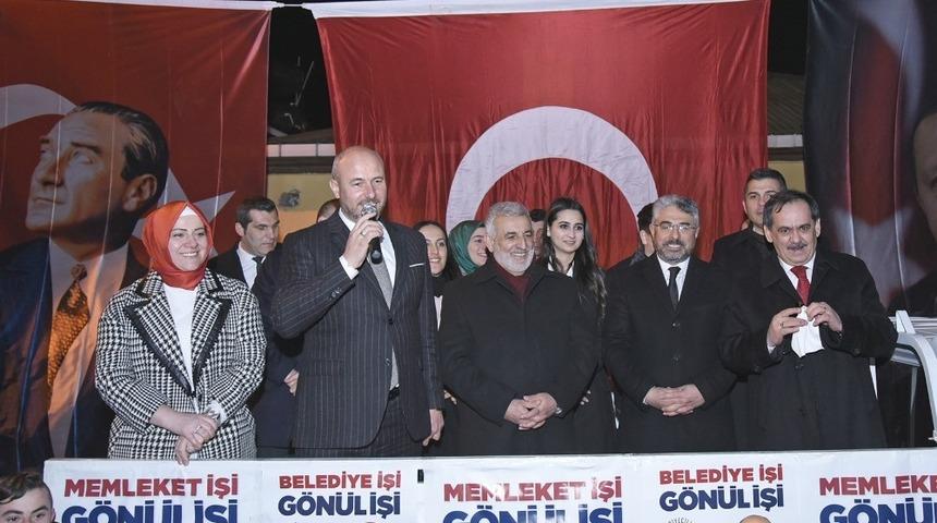 Tekkek&ouml;y halkından Cumhur İttifakı&rsquo;na tam destek