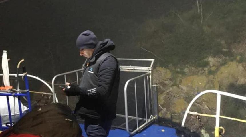 Yolcu motoru karaya oturdu; yolcular tahliye edildi