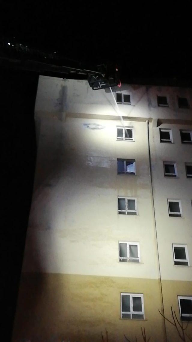 Malatya'da kullanılmayan binada yangın