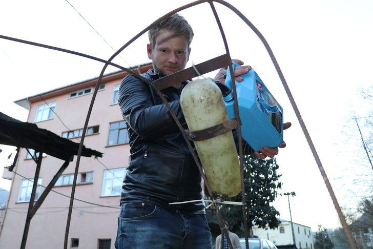 Rizeli yine imkansızı başardı! İnşaat demirinden ATV yaptı G2