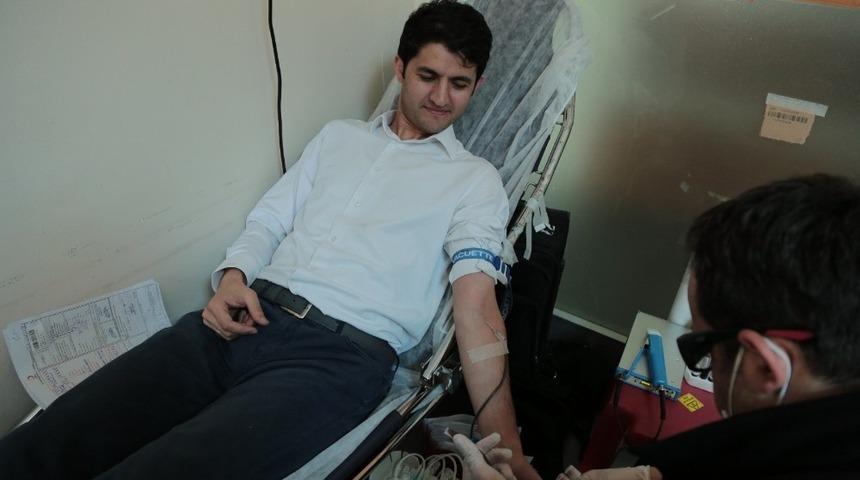 VASKİ personelinden kan bağışı