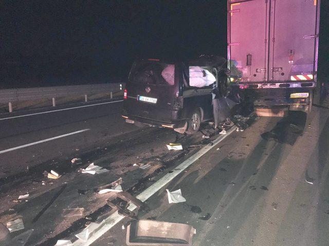 Gelibolu da kaza: 1 &ouml;l&uuml;, 1 yaralı 1