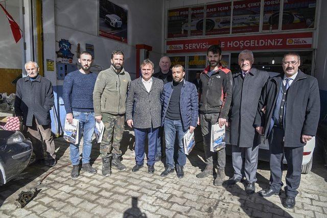 Başkan Çimen sanayi esnafını ziyaret etti 1