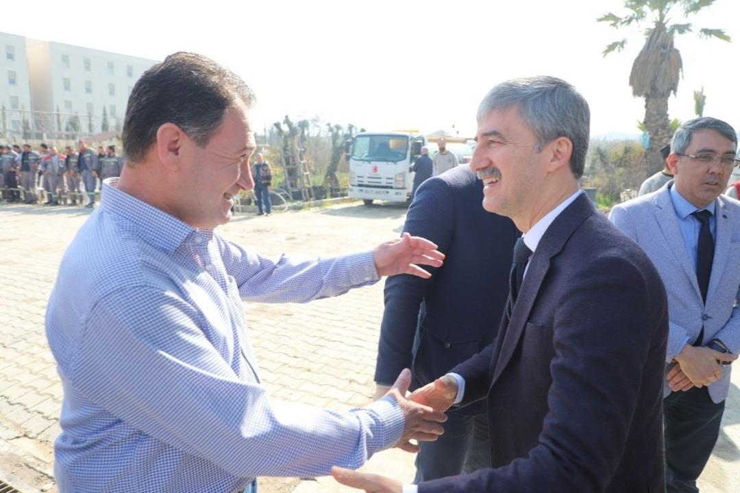 Turgutlu&rsquo;da şantiye personellerinden ahde vefa hayrı