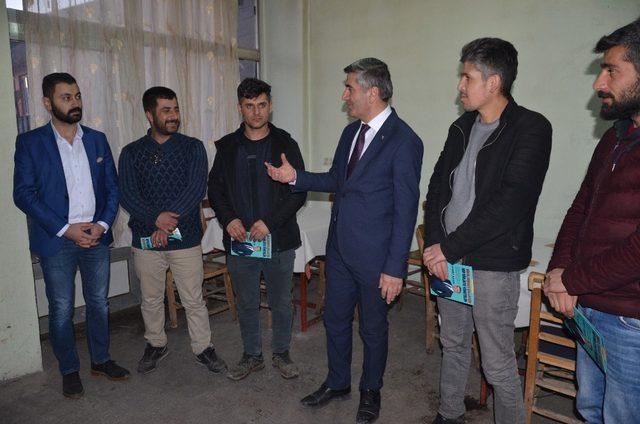 AK Parti Beytüşşebap Belediye Başkan adayı Aşan’dan esnaf ziyareti
