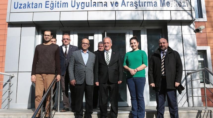 Rekt&ouml;r &Ccedil;omaklı ATAUZEM&rsquo;i ziyaret etti