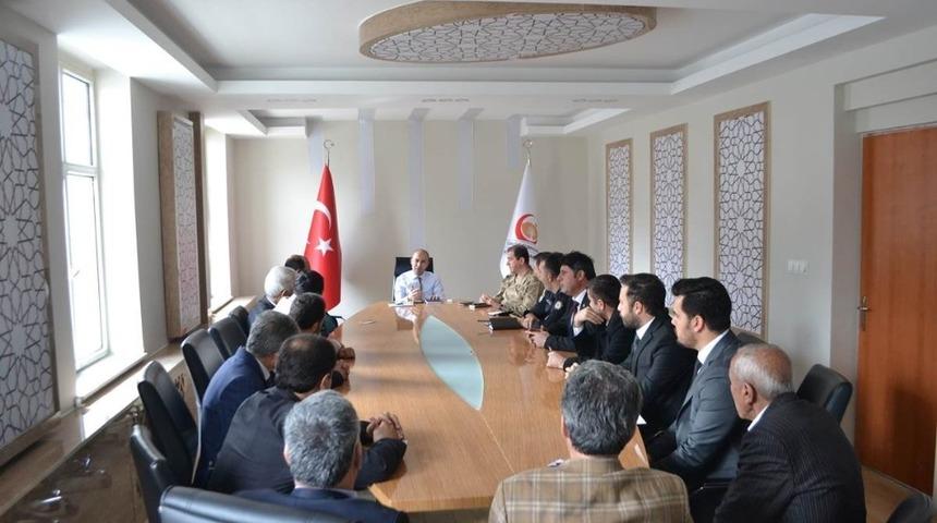 Sason’da seçim güvenliği toplantısı yapıldı