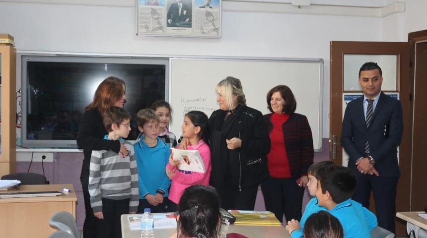 İl&ccedil;e Milli Eğitim M&uuml;d&uuml;r&uuml; Aldoğan&rsquo;dan  Ada&rsquo;ya s&uuml;rpriz ziyaret