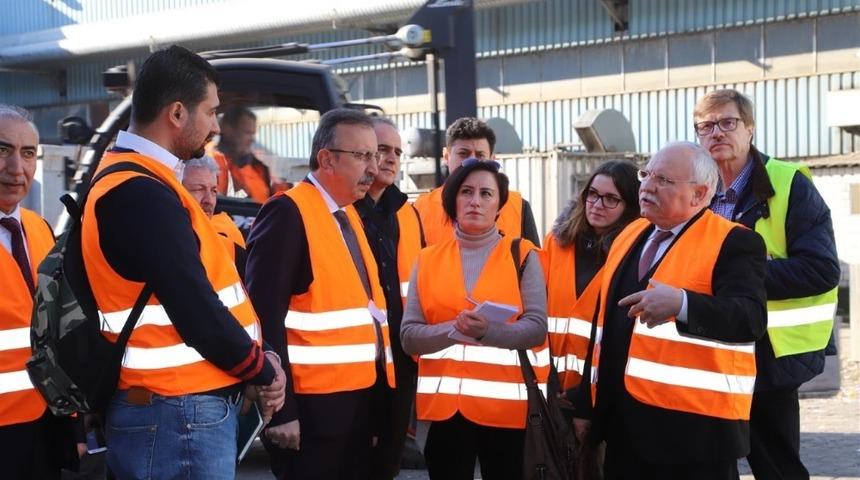 Başkan Se&ccedil;en, Almanya&rsquo;nın Neuus şehrinde incelemelerde bulundu