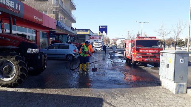 Nevşehir’de temizlik çalışmaları aralıksız sürüyor