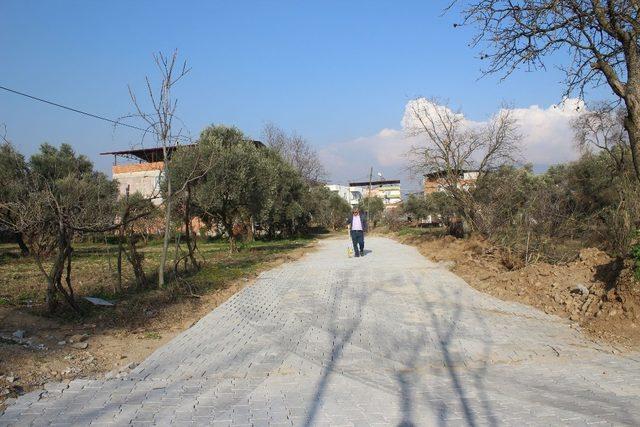 Nazilli Belediyesi Arslanlı’da yol çalışmalarına devam ediyor