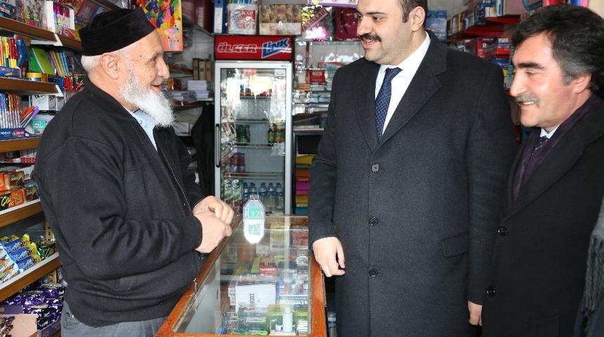 Başkan Orhan esnaf ziyaretlerini sürdürüyor